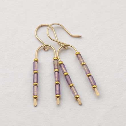 Morning Sky Wishbone Earrings | Gold