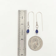 Teardrop Lapis Threaders