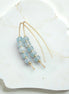 Wish - Gold & Aquamarine Earrings Bijou by SAM