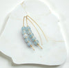 Wish - Gold & Aquamarine Earrings Bijou by SAM