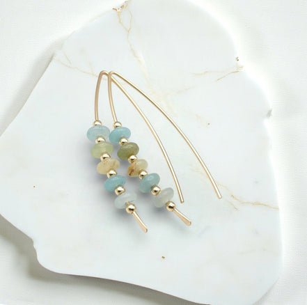 Wish - Silver & Amazonite Etsy
