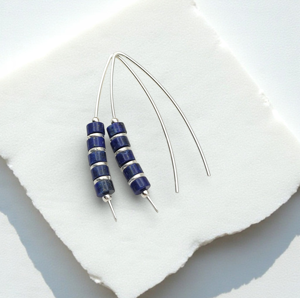 Wish - Lapis Lazuli Earrings Bijou by SAM
