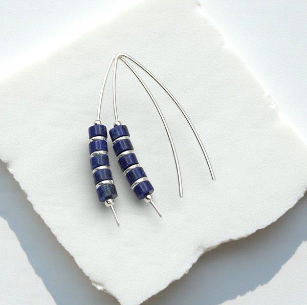 Wish - Lapis Lazuli Earrings Bijou by SAM