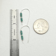 Cheval - Silver and Turquoise Earrings Bijou by SAM   