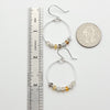 Boho - Silver & Montana Agate Earrings Bijou by SAM   