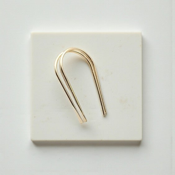 Cheval - Gold Threaders Earrings Bijou by SAM