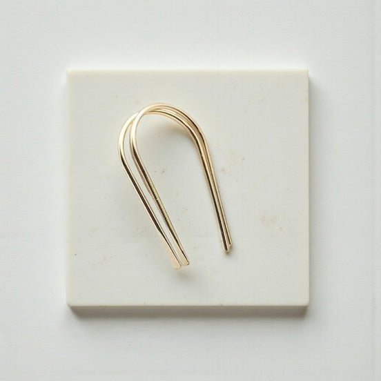 Cheval - Gold Threaders Earrings Bijou by SAM