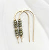 Cheval - Gold & Sage Green Earrings Etsy   