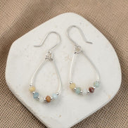 Lane - Silver & Amazonite