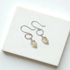 Mini Gemstone Hoops - Deep Forest Earrings Bijou by SAM Sterling Silver Citrine