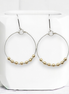 Luxe - Silver & Gold Earrings Bijou by SAM   
