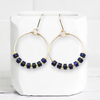 Boho - Gold & Lapis Lazuli Earrings Bijou by SAM   