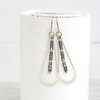 Harley - Gold & Smokey Quartz Earrings Bijou by SAM   