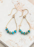 Lane - Turquoise Earrings in Gold or Silver