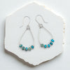 Lane - Turquoise Earrings in Gold or Silver Bijou by SAM Sterling Silver