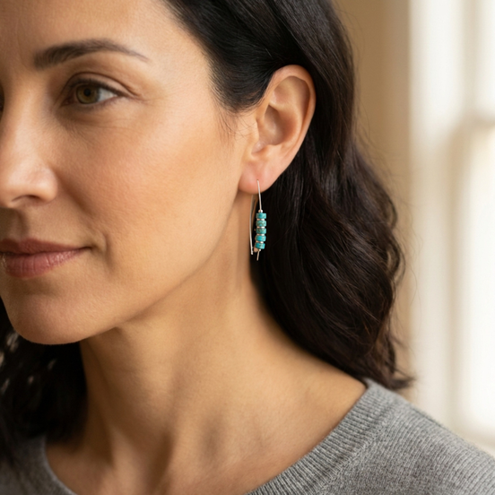 Wish -Turquoise & Silver