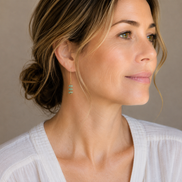 Open Sky Threader Earrings
