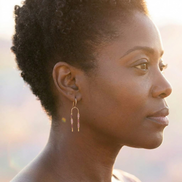 Morning Sky Wishbone Earrings | Gold