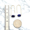 Arc - Gold & Lapis Lazuli Earrings Bijou by SAM