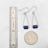 Mystique - Silver & Lapis Lazuli Dangle Earrings Bijou by SAM