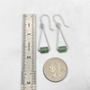 Mystique - Silver & Green Aventurine Earrings Bijou by SAM