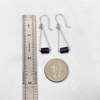 Mystique - Silver & Amethyst Dangle Earrings Bijou by SAM