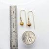 Pearl - Gold & Gold Threaders Earrings Bijou by SAM