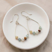 Lane - Silver & Amazonite