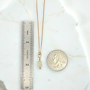 Citrine Necklace - Silver or Gold Necklace Bijou by SAM