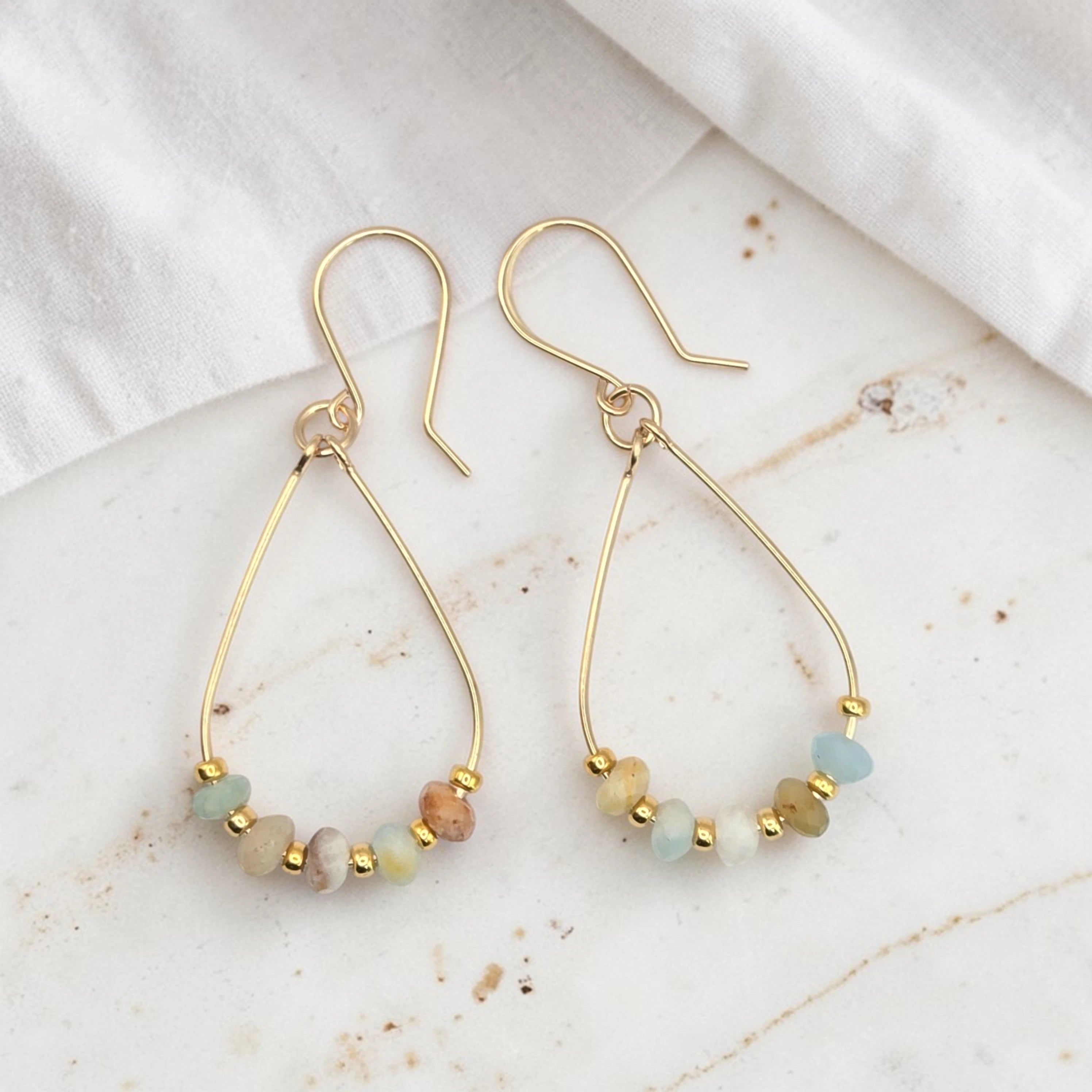 Lane - Gold & Amazonite