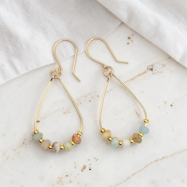 Lane - Gold & Amazonite
