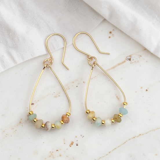 Lane - Gold & Amazonite