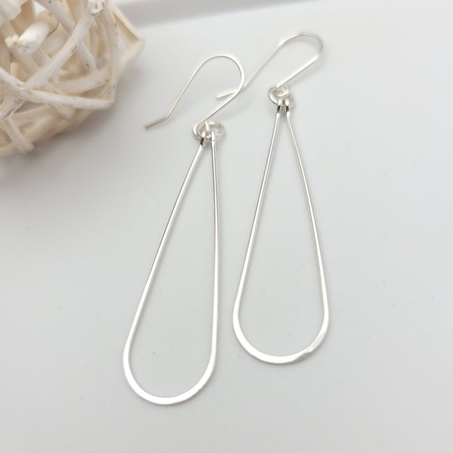Harley - Silver or Gold Hoops Earrings Bijou by SAM Sterling Silver