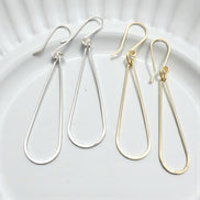 Harley - Silver or Gold Hoops Earrings Bijou by SAM