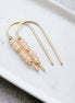 Cheval - Gold & Pale Pink Earrings Etsy   