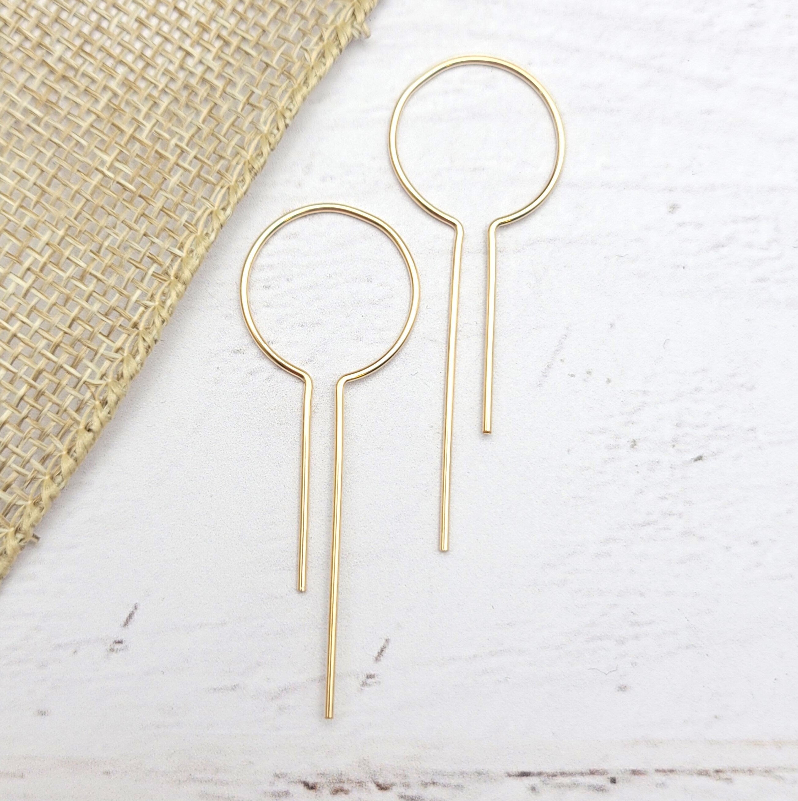 Key to My Heart - Gold Earrings Bijou by SAM