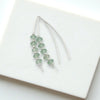 Wish - Silver & Green Aventurine Earrings Etsy
