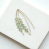 Wish - Gold & Green Aventurine Earrings Bijou by SAM