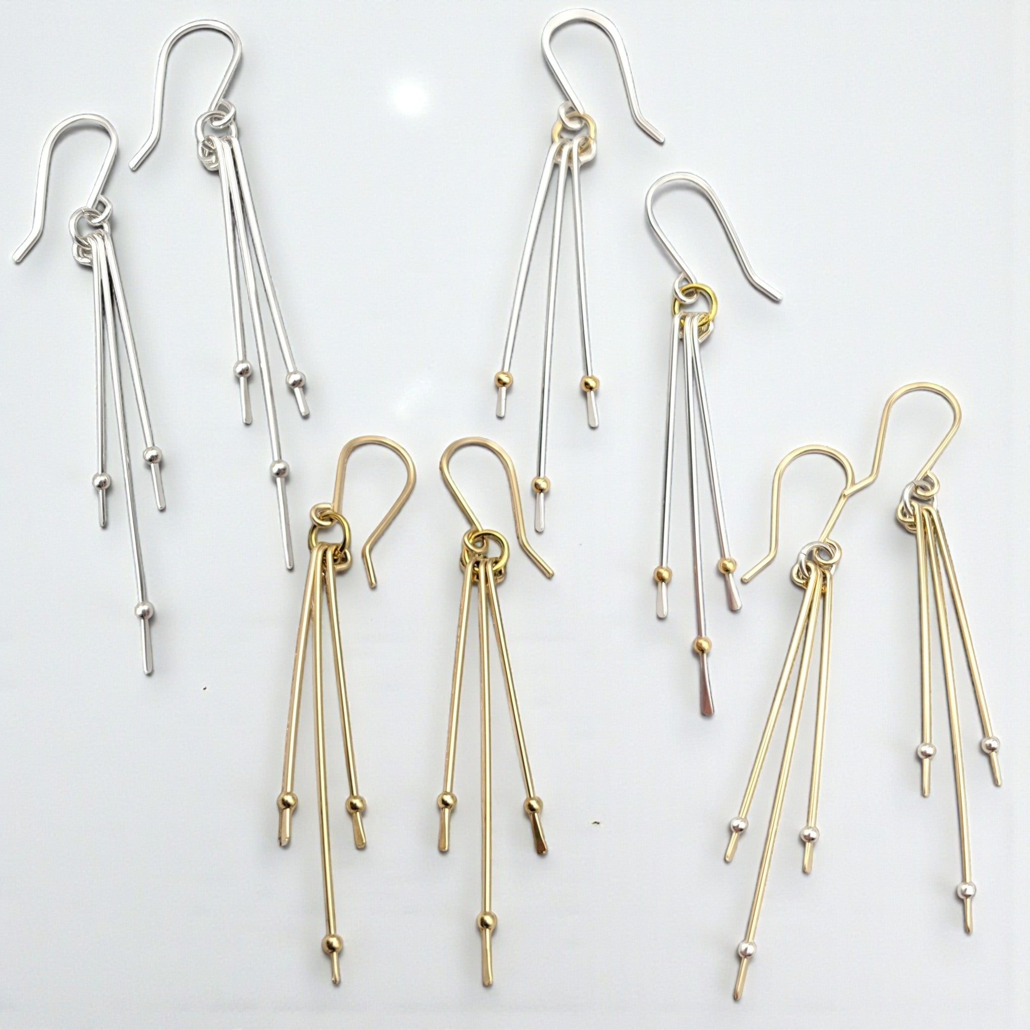 Stellar - Long Dangle Earrings Earrings Bijou by SAM