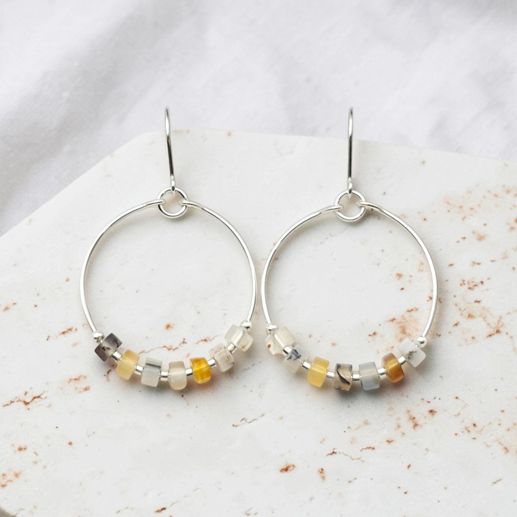 Boho - Silver & Montana Agate