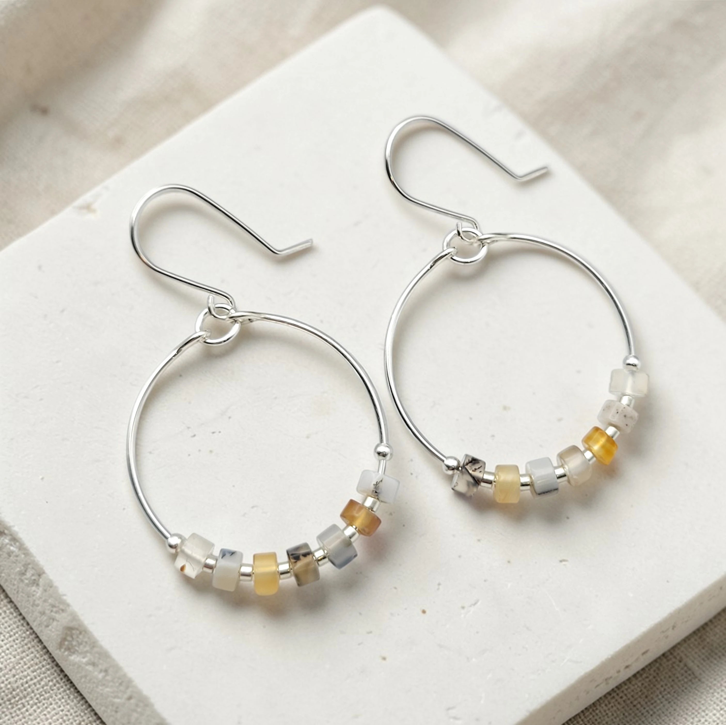 Boho - Silver & Montana Agate