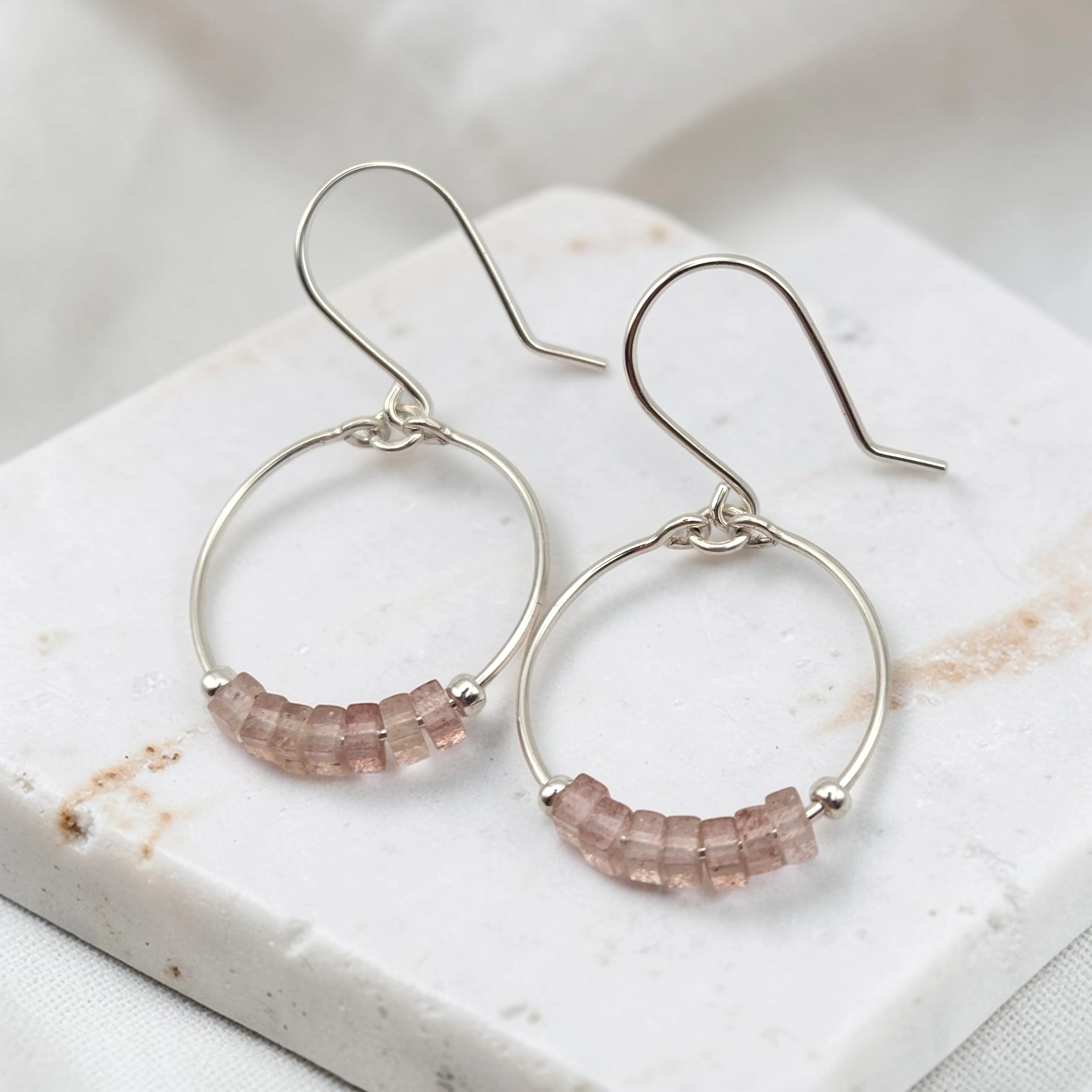 Blush Hoops