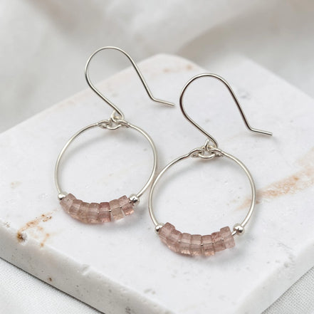 Blush Hoops