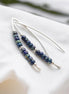 Wish - Denim Blue Earrings Bijou by SAM   