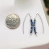 Wish - Denim Blue Earrings Bijou by SAM   