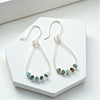 Lane - African Turquoise in Gold or Silver Earrings Bijou by SAM Sterling Silver