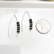 Wish - Black Jasper Earrings Bijou by SAM   