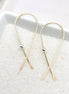 Gold & Silver Threader Earrings Earrings Bijou by SAM   