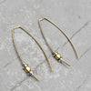 Luxe - Modern Gold Threaders Earrings Etsy   