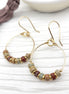 Boho - Earth Tone Jasper & Gold Earrings Etsy   